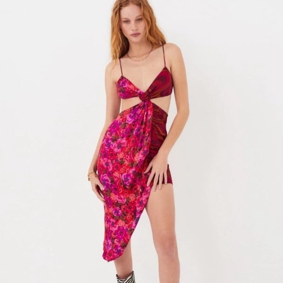 For love and lemons Rita floral midi dress
